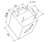 Pemasangan PCB Sensor Tegangan AC Non Invasif